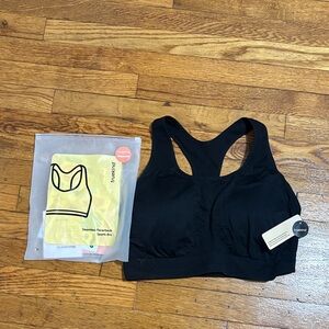 Shapermint Seamless Black Sports Bra Shapermint